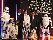 「『スター・ウォーズ』監督&amp;amp;主要キャストが来日、リドリー「また日本に来られて嬉しい」」1枚目/3