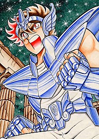 聖闘士星矢30周年展】貴重なペガサス星矢フィギュア付きチケット販売