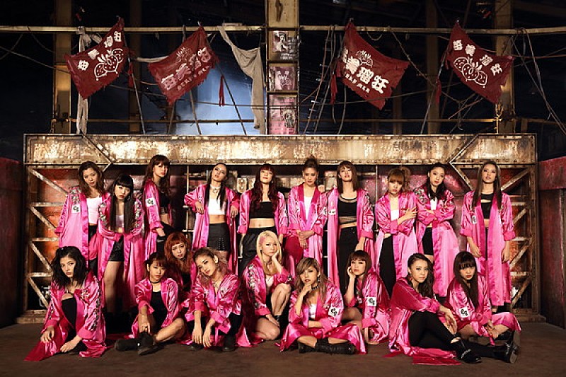 ｅ－ｇｉｒｌｓ「E-girls レディースチーム“苺美瑠狂”テーマソングのMV解禁 Amiが初の黒髪披露」1枚目/1