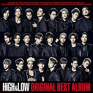 「【先ヨミ】EXILE TRIBEら豪華アーティスト参加『HiGH ＆ LOW ORIGINAL BEST ALBUM』が首位独走中！」