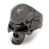 「髑髏リング（BLK；スモール）」2枚目/4