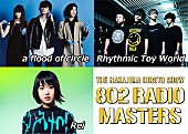 「【802RADIO MASTERS SPECIAL LIVE DARS SWEET EMOTION】開催決定！a flood of circle／Rhythmic Toy World／Rei出演」1枚目/3