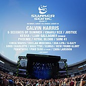 「【SUMMER SONIC 2017】＆【SONICMANIA 2017】第一弾ラインアップ発表、C・ハリス/5SOS/リアム/ピコ太郎らの出演決定」1枚目/4