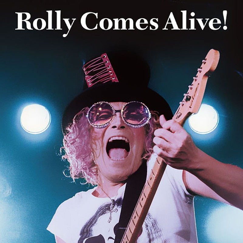 ＲＯＬＬＹ「ROLLY 名ロック曲揃いのライブをMCまで収録したアルバムのビジュアル公開」1枚目/2