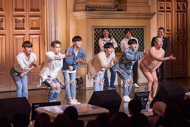 5人組ボーイズグループMYNAME リリイベでキャン×キャン長浜、ハイウォー、安村らのギャグ伝授