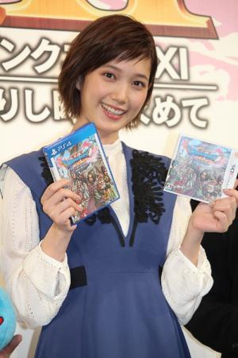 「本田翼、ドラクエ新作に興味津々　菅田将暉との恋愛質問には無言」1枚目/1