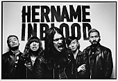 「HER NAME IN BLOOD、アナログ手法で制作した新曲リリックビデオ公開」1枚目/3