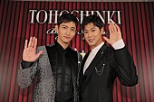 「東方神起、2日で3都市という異例のスケジュールで復帰会見」1枚目/7