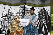 「スター・ウォーズの狂言＆屏風が初お披露目、監督「日本の美との繋がりを感じる」」1枚目/4