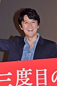 「福山雅治、是枝監督との３度目のタッグに意欲　是枝監督は「すっごい悪いやつをやってほしい」」1枚目/1