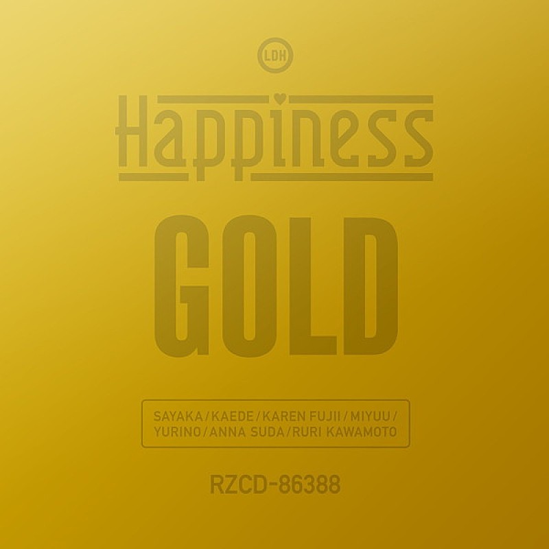 【ビルボード】Happiness『GOLD』が39,560枚を売り上げシングル・セールス首位獲得