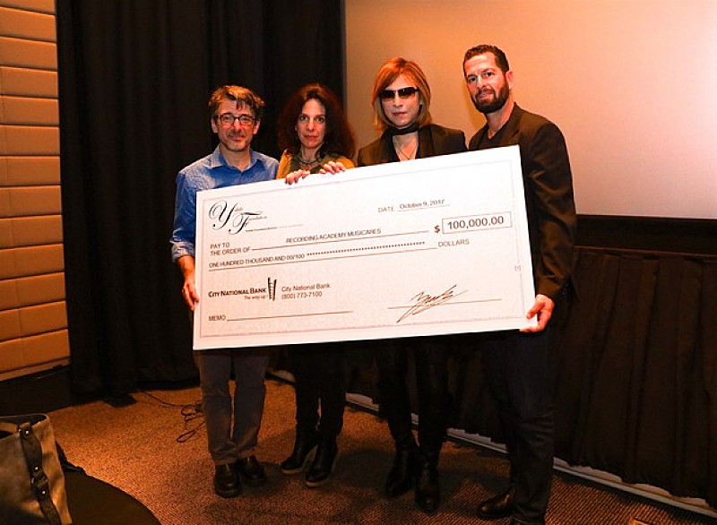 ＹＯＳＨＩＫＩ「YOSHIKIが1127万円寄付「皆様の1日でも早い回復を祈って」米ハリケーン被災者を支援」1枚目/2