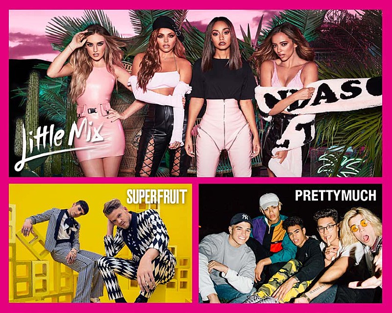 【POPSPRING 2018】第一弾ラインナップ発表、リトル・ミックス/スーパーフルーツ/PRETTYMUCH出演決定