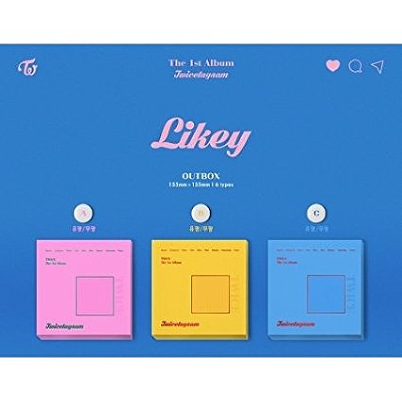 TWICE「　【ビルボード HOT BUZZ SONG】TWICE「LIKEY」が4度目の首位、 防弾少年団「MIC Drop」はツイート首位で6位に浮上」1枚目/1