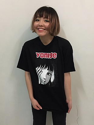 「yonige、楳図かずお「洗礼」とのコラボグッズ発売」