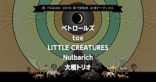 「静岡野外フェス【頂 -ITADAKI- 2018】第1弾でペトロールズ、toe、Nulbarichら5組発表」