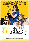 「沢尻エリカ×吉沢亮、映画『猫は抱くもの』猫に囲まれたティザーポスター解禁」1枚目/1
