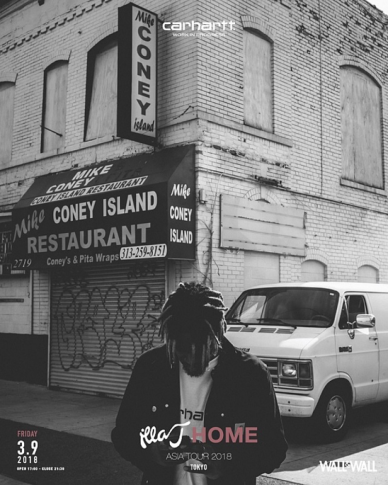 「J Dillaの実弟・ILLA Jの来日公演が3/9東京にて開催　Ryohu/MALIYA/ISSUGI/Budamunkらも出演」1枚目/2