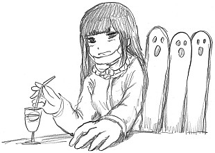 「押切蓮介×やくしまるえつこ対談！ 対談中のやくしまるえつこ似顔絵も公開」