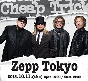「チープ・トリック、延期となっていた来日公演の振替が決定」