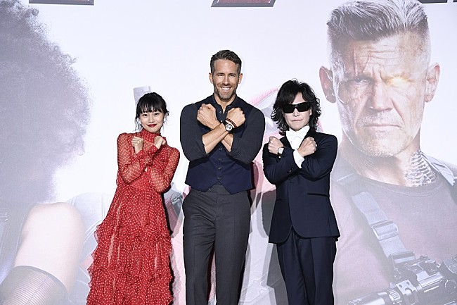 「『デッドプール２』ライアン・レイノルズ、来日プレミアでJAPAN限定Xフォース結成」1枚目/3