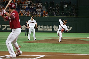 「EXILE・関口メンディー、人生初の始球式で圧巻の133キロ記録　GENERATIONSの新曲も披露」