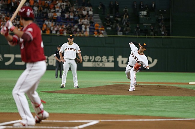 「EXILE・関口メンディー、人生初の始球式で圧巻の133キロ記録　GENERATIONSの新曲も披露」1枚目/6