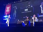 「Sonar Pocketが地元愛知で熱唱、ラグビー日本代表にエールを送る！　“やばばダンス”が話題の新曲リリイベも盛況」1枚目/5