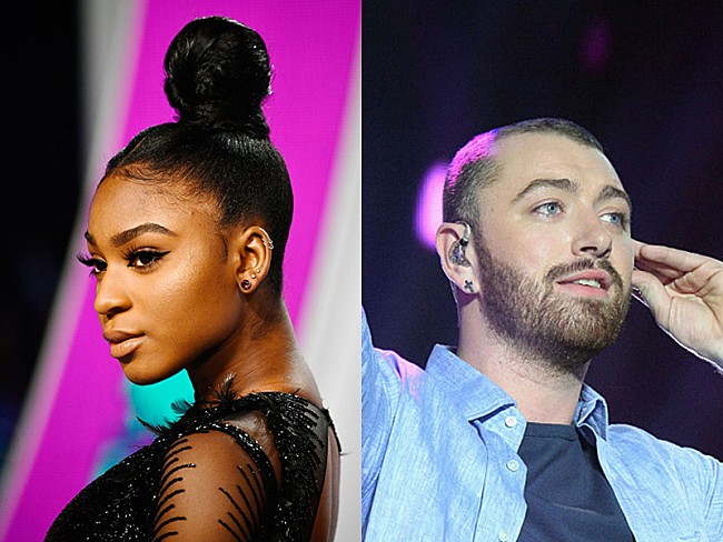 「サム・スミス＆5Hノーマニがコラボ？　スタジオで撮影された2ショットが公開」1枚目/1