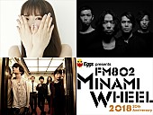 「【FM802 MINAMI WHEEL 2018】20回記念枠に阿部真央、BIGMAMA、THE BACK HORNが出演決定＆タイムテーブル発表」1枚目/2