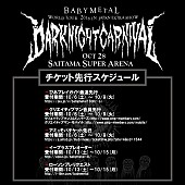 「BABYMETAL、初のフェス形式イベントのチケット先行がまもなくスタート」1枚目/1