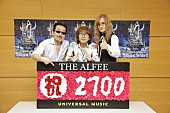 「THE ALFEE、日本グループ史上最多の通算コンサート本数2700本を達成」1枚目/6