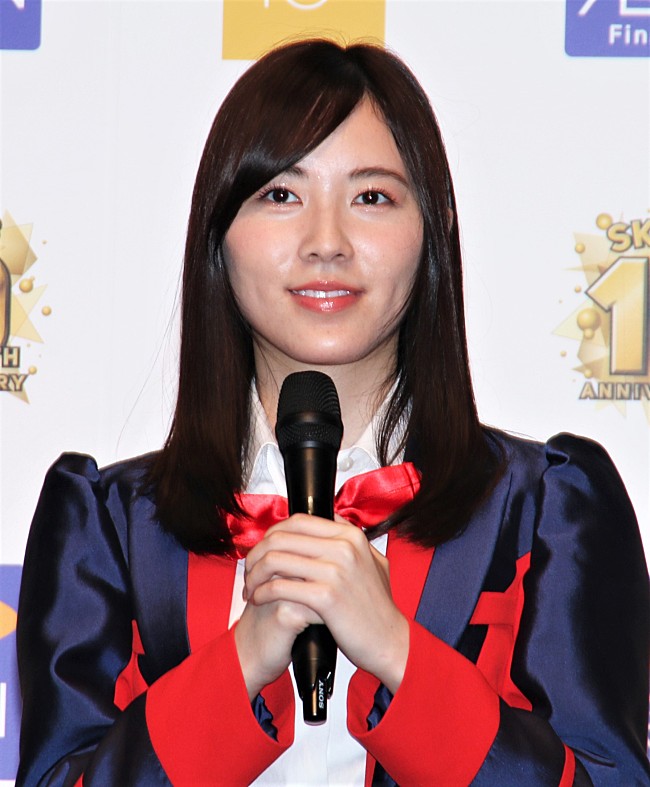 「松井珠理奈「元気になってうれしい」　自身不在の楽曲を「何回も見て泣きました」」1枚目/1
