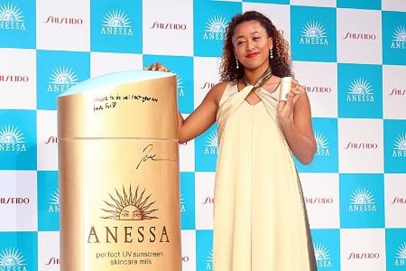 「大坂なおみ「メ－クは勉強中」　資生堂とグロ－バル契約を締結」1枚目/1