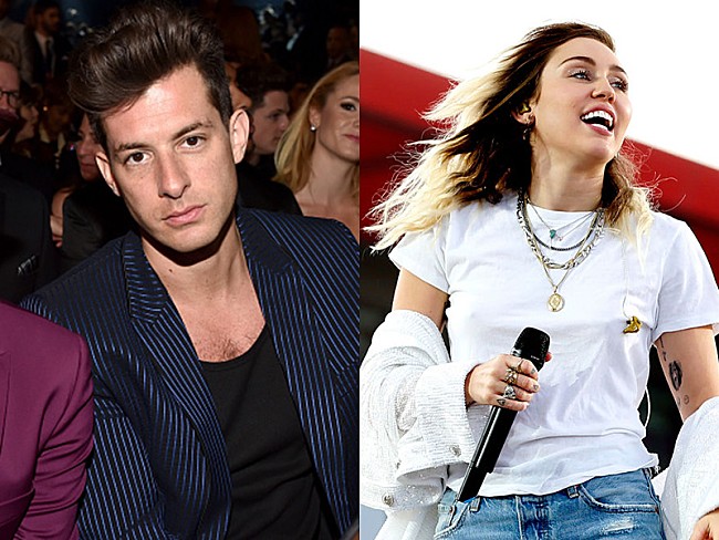 「マイリー・サイラス＆マーク・ロンソン、コラボ曲を11/29にリリース」1枚目/1