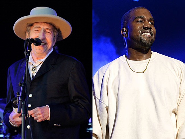 「カニエ・ウェスト、Twitterでボブ・ディランに面会を呼び掛ける」1枚目/1