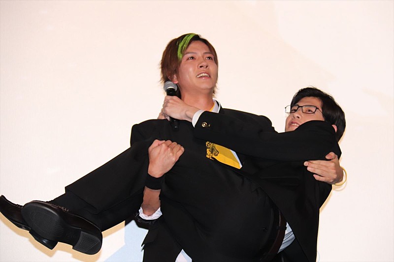 「「Ｄｉｍｅｎｓｉｏｎ　ハイスク－ル」先行上映会　財木琢磨のお姫様だっこに黄色い歓声」1枚目/1