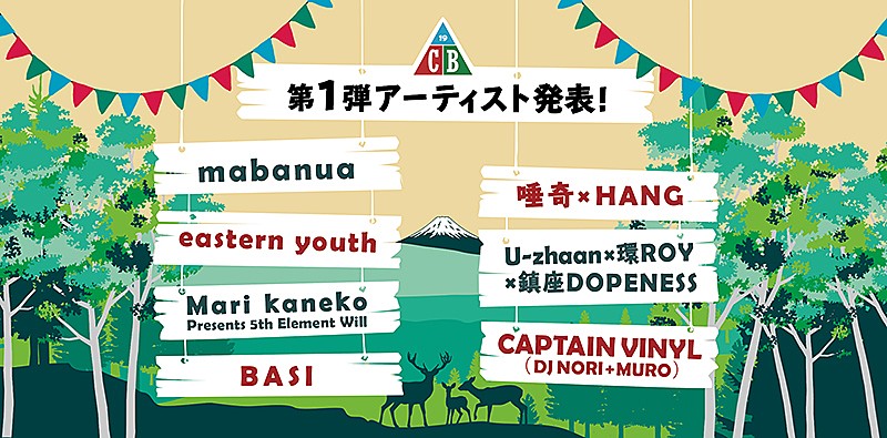 ｍａｂａｎｕａ「【THE CAMP BOOK】6月開催、第1弾出演者にmabanua、eastern youthら」1枚目/8