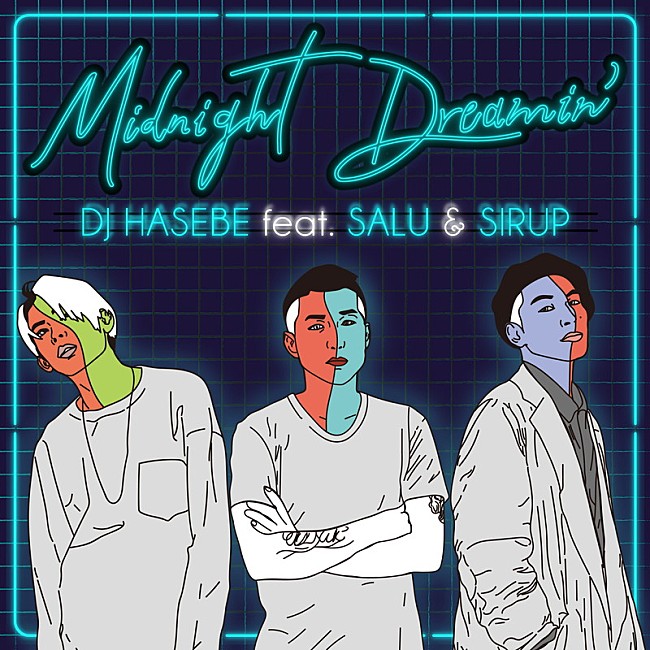 「DJ HASEBE、SALU/SIRUP参加の新曲「Midnight Dreamin&#039;」MV公開」1枚目/5