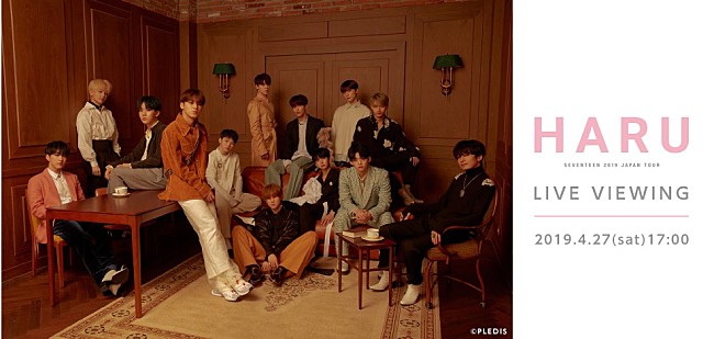 「K-POPグループSEVENTEEN、全国ツアー最終日を全国の映画館で完全生中継」1枚目/1