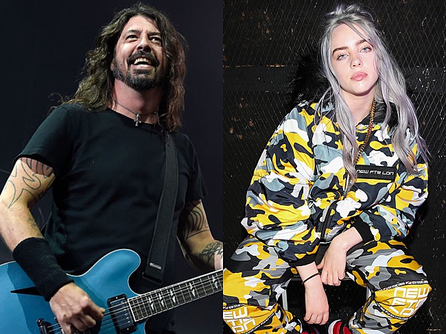 「ビリー・アイリッシュ、デイヴ・グロールからの賛辞に「信じられる!?私は信じられないよ」」1枚目/1