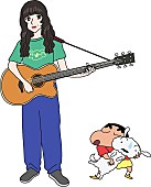 「あいみょん、映画『クレヨンしんちゃん』出演＆イベント生配信＆コラボLINEスタンプ発売へ」1枚目/6