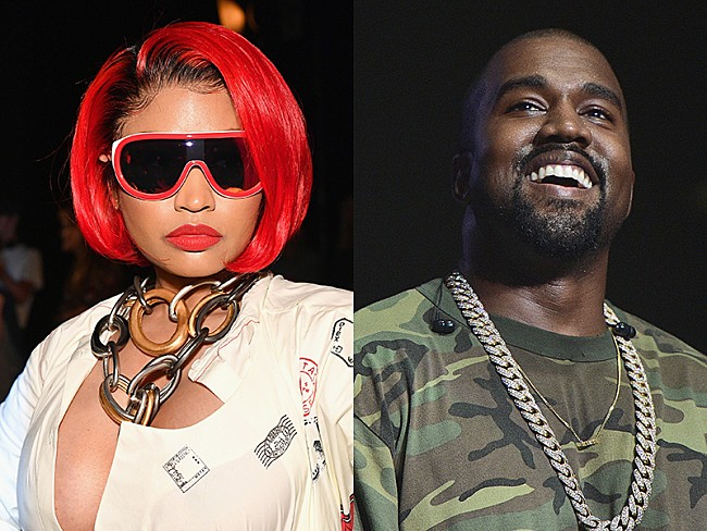 「カニエ・ウェスト、ニッキー・ミナージュとのコラボが実現　妻のTV番組で経緯が放送される」1枚目/1