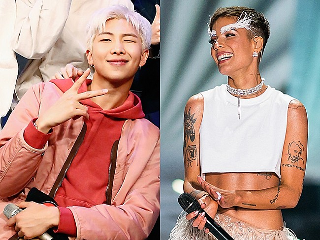 「ホールジー、BTS (防弾少年団)のRMと話題の“握手”をする映像公開」1枚目/1