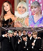「アリアナ/ガガ/テイラー/BTSら、米誌タイム「最も影響力のある100人」に選出」1枚目/1