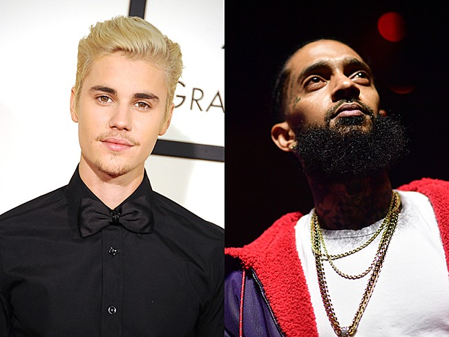 「ジャスティン・ビーバー、故ニプシー・ハッスルを侮辱した右翼系ニュース司会者に抗議「クビになるべき」」1枚目/1