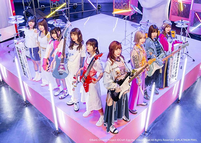 「SILENT SIREN×Poppin&#039;Partyコラボ楽曲「NO GIRL NO CRY」配信開始、MVティザー映像も」1枚目/3