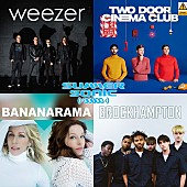 「【SUMMER SONIC EXTRA】weezer/TWO DOOR CINEMA CLUB/BANANARAMA/BROCKHAMPTONの単独公演が決定」1枚目/1