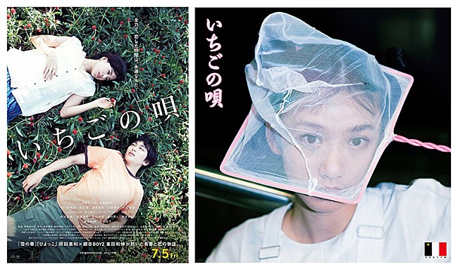 「銀杏BOYZの新SG「いちごの唄」限定リリース、映画の本編使用した特別映像も」1枚目/3