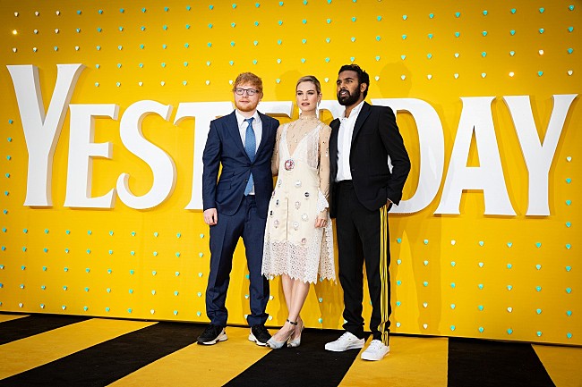 「エド・シーラン、自身が主人公のモデル＆本人役で出演したビートルズ映画『イエスタデイ』英プレミアに登壇」1枚目/7